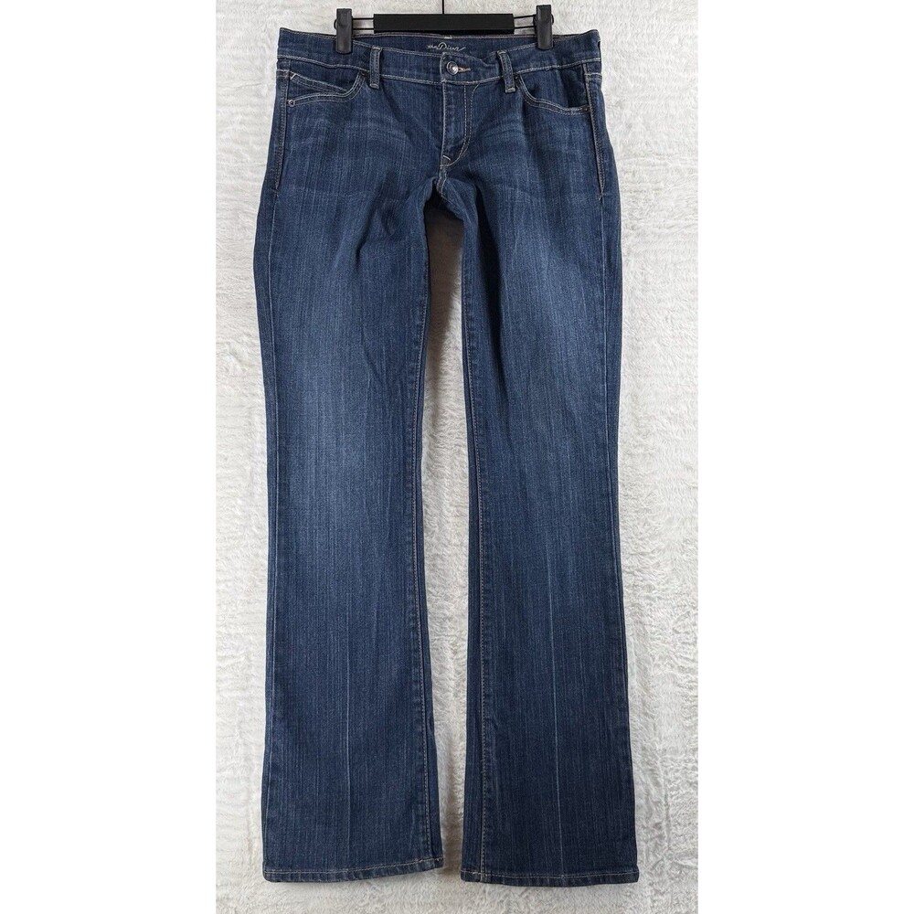 Old Navy Women’s Blue Straight Leg The Diva Mid Rise Jeans in Size 10 Long